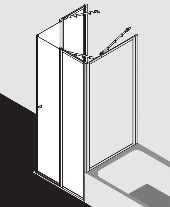 Kermi KR Eck-Halbt. re Nova ESR 0900x 1850 BV: 870-890 WEI Kerolan Fontana Bild 1