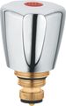 Kludi Oberteil 3/8" warm mit Terraluxgriff verchromt -Ersatz für YKL111010557, Farbe silberfarben Bild 1