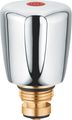 Kludi Oberteil, mit Griff Terralux Metall 1/2", warm, chrom, Farbe silberfarben Bild 1