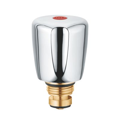 Kludi Oberteil, mit Griff Terralux Metall 1/2", warm, chrom, Farbe silberfarben Bild 2