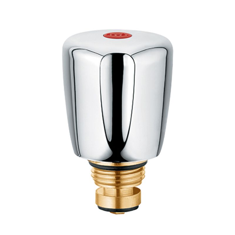 Kludi Oberteil, mit Griff Terralux Metall 1/2", warm, chrom, Farbe silberfarben Bild 1