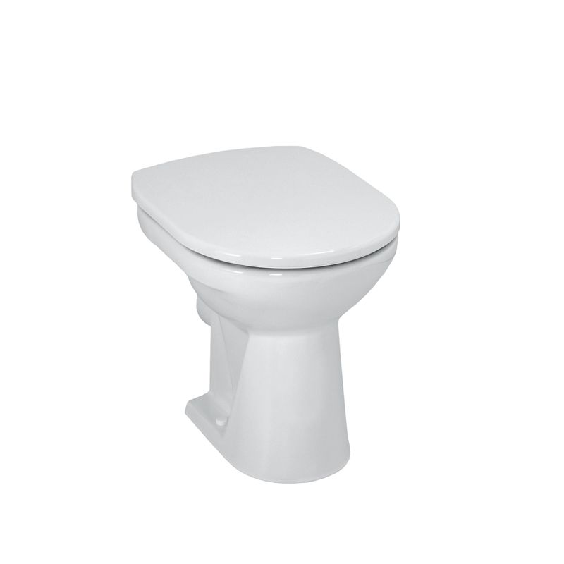 Laufen Stand-Tiefspül-WC, Abgang waagerecht, 400 x 360 x 470 mm, Farbe weiß Bild 1