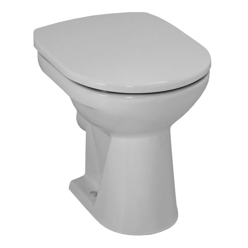 Laufen Stand-Tiefspül-WC, Abgang waagerecht, 400 x 360 x 470 mm, Farbe manhattan Bild 1
