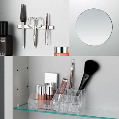 Laufen Kosmetikspiegel FRAME 25, mit Magnetleiste und Schale Bild 4