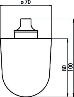 P&M Ersatz-Bürstenkopf, (M12)Durchmesser 70 mm, Farbe weiß Bild 3
