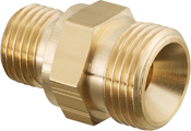 Oventrop Doppelnippel Ofix-Oil 3/8" AG x 3/8" AG, beiderseits Innenkon. Bild 1