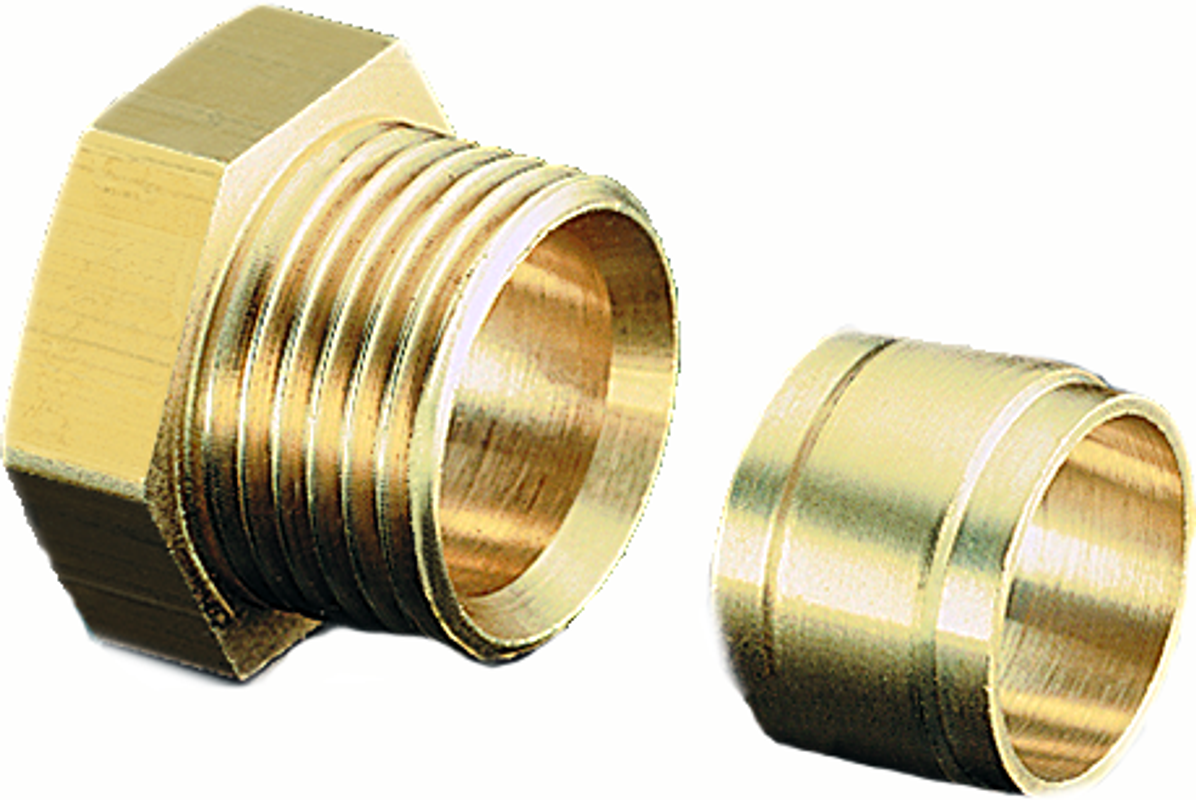 Oventrop Anschlusssatz, für Heizölfilter 10 mm, für Zweistrang Bild 1
