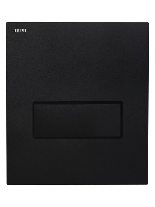 Pauli + Menden Urinal-Betätigungsplatte MEPA Orbit Kunststoff Matt, Farbe schwarz Bild 1