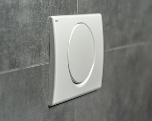 Pauli + Menden WC-Betätigungsplatte MEPA Sun S / S Kunststoff, 165 x 245 mm, Farbe weiß Bild 4