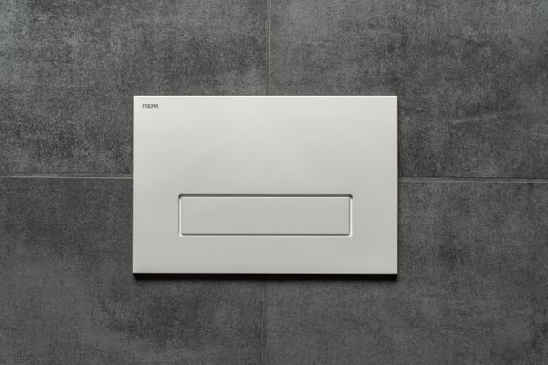Pauli + Menden WC-Betätigungsplatte MEPA Orbit 1-M Kunststoff, 147 x 217 mm, Farbe weiß Bild 6