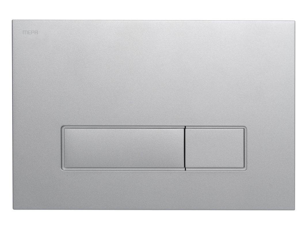 Pauli + Menden WC Betätigungsplatte MEPA Orbit 2-M Kunststoff Matt, 147 x 217 mm, Farbe chrom Bild 1