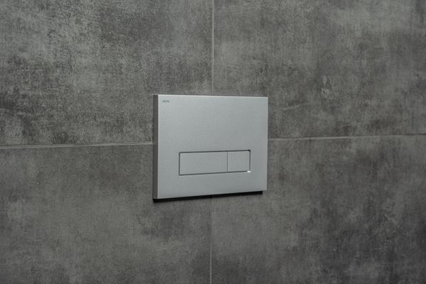 Pauli + Menden WC Betätigungsplatte MEPA Orbit 2-M Kunststoff Matt, 147 x 217 mm, Farbe chrom Bild 5