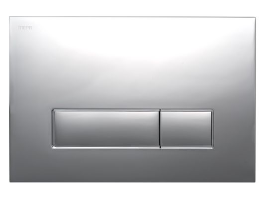 Pauli + Menden WC Betätigungsplatte MEPA Orbit 2-M Kunststoff Glanz, 147 x 217 mm, Farbe chrom Bild 2