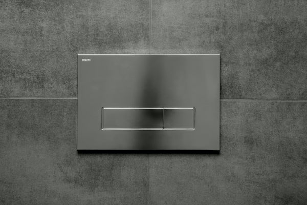 Pauli + Menden WC Betätigungsplatte MEPA Orbit 2-M Kunststoff Glanz, 147 x 217 mm, Farbe chrom Bild 7