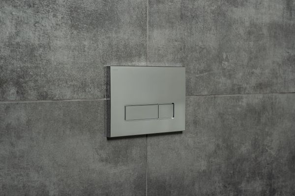 Pauli + Menden WC Betätigungsplatte MEPA Orbit 2-M Kunststoff Glanz, 147 x 217 mm, Farbe chrom Bild 6