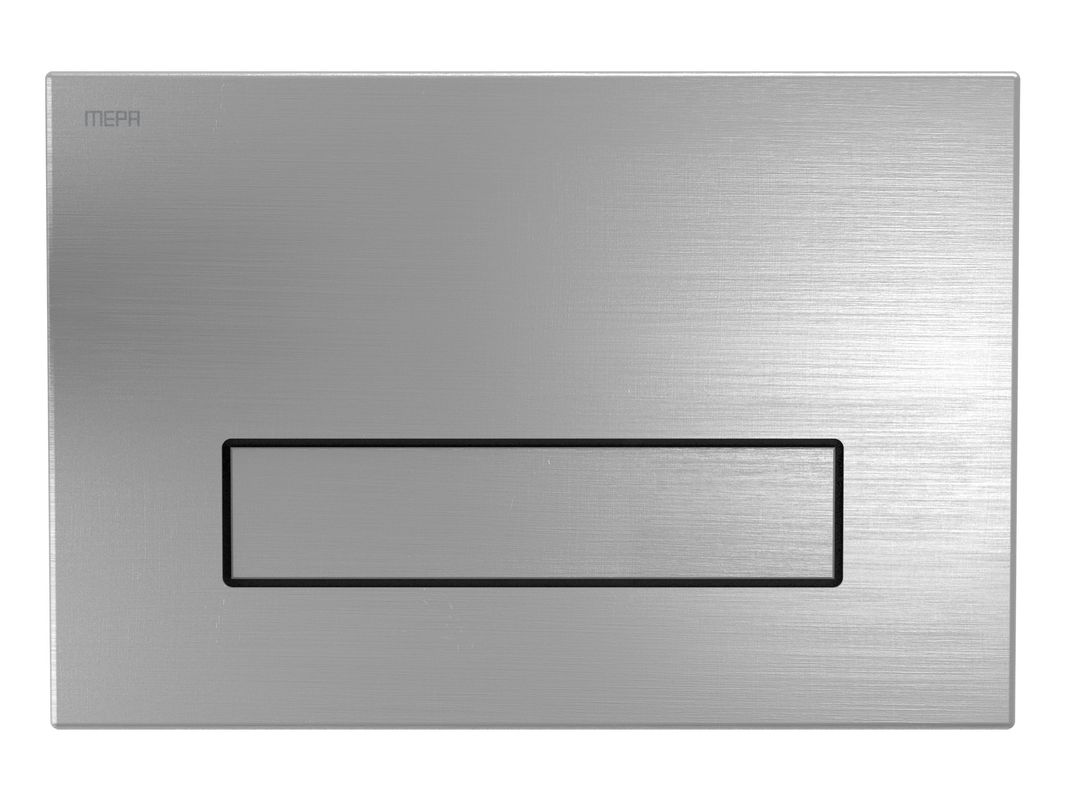 Pauli + Menden WC Betätigungsplatte MEPA Orbit 1-M Vandalensicher Edelstahl, 150 x 220 mm, Farbe Edelstahl-Optik (silber Bild 1