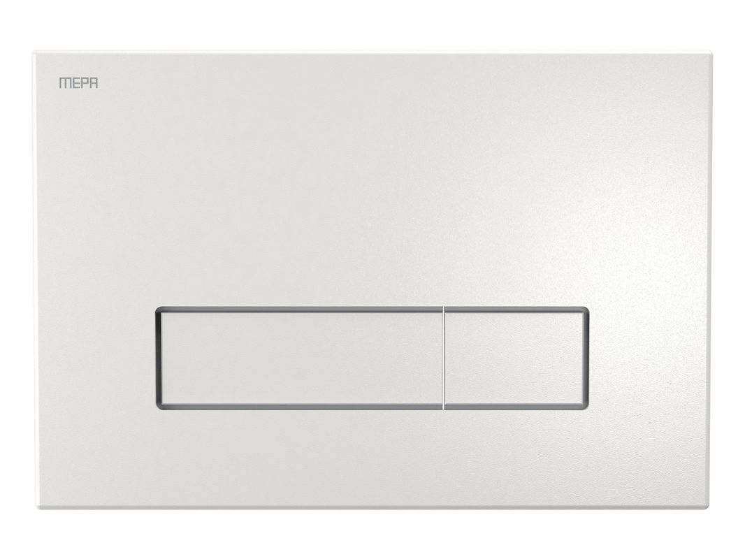 Pauli + Menden WC Betätigungsplatte MEPA Orbit 2-M Vandalensicher, 150 x 220 mm, Farbe weiß Bild 1