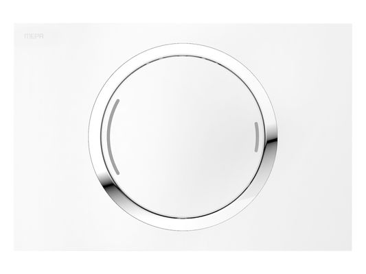 Pauli + Menden WC-Betätigungsplatte MEPA Zero 2-M Kunststoff, 148 x 218 mm, Farbe weiß Bild 2