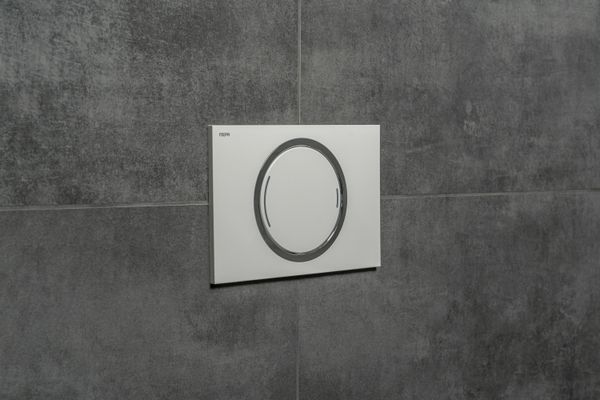 Pauli + Menden WC-Betätigungsplatte MEPA Zero 2-M Kunststoff, 148 x 218 mm, Farbe weiß Bild 6
