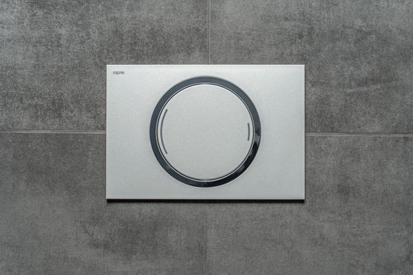 Pauli + Menden WC-Betätigungsplatte MEPA Zero 2-M Kunststoff Matt, 148 x 218 mm, Farbe chrom Bild 6