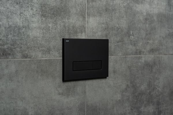 Pauli + Menden WC-Betätigungsplatte MEPA Orbit 2-M Kunststoff Matt, 147 x 217 mm, Farbe schwarz Bild 5