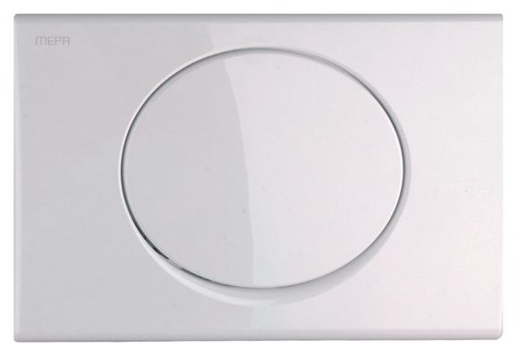 Pauli + Menden MEPA ellipse Betätigungsplatte, für A21/ E21, Start / Stopp-Spültechnik, Farbe weiß Bild 2