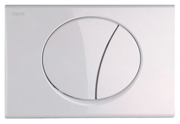 Pauli + Menden WC-Betätigungsplatte MEPA Sun 2-M Kunststoff, für R11, 165 x 13 mm, Farbe weiß Bild 2