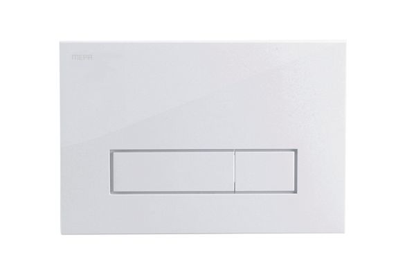Pauli + Menden MEPA WC-Betätigungsplatte MEPA Orbit 2-M Kunststoff, für R11, 147 x 10 mm, Farbe weiß Bild 2