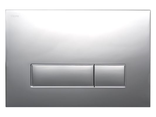 Pauli + Menden WC Betätigungsplatte MEPA Orbit 2-M Kunststoff Glanz, 147 x 217 mm, Farbe chrom Bild 3