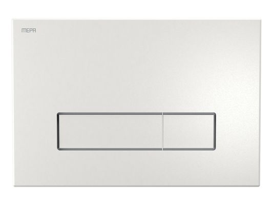 Pauli + Menden WC Betätigungsplatte MEPA Orbit 2-M Vandalensicher, 150 x 220 mm, Farbe weiß Bild 2