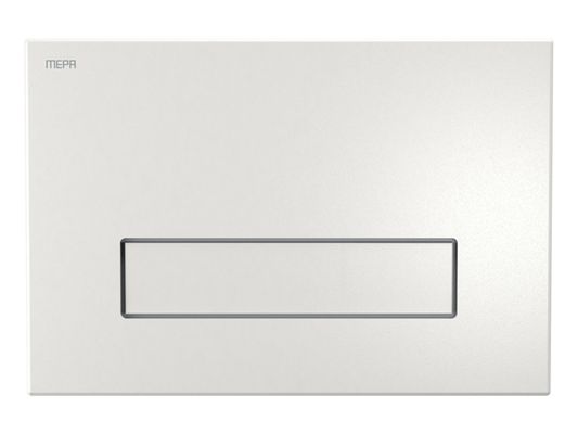 Pauli + Menden WC Betätigungsplatte MEPA Orbit 1-M Vandalensicher, 150 x 220 mm, Farbe weiß Bild 2