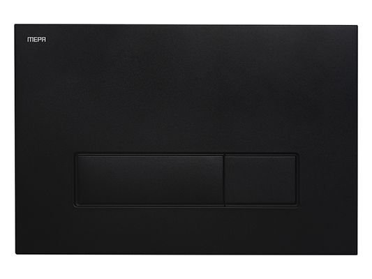 Pauli + Menden WC-Betätigungsplatte MEPA Orbit 2-M Kunststoff Matt, 147 x 217 mm, Farbe schwarz Bild 2
