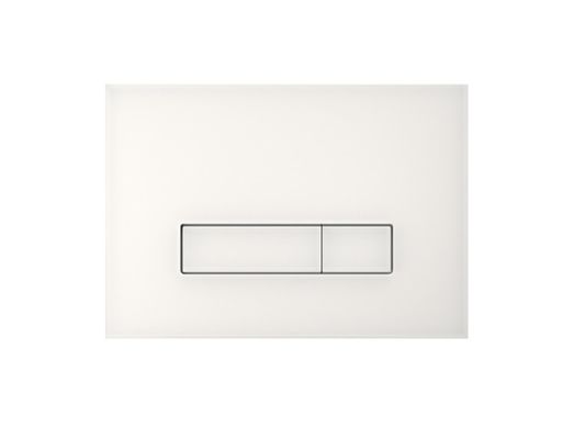 Pauli + Menden WC-Betätigungsplatte MEPA Orbit 2-M Glaslaminat TE, Farbe bianco Bild 2