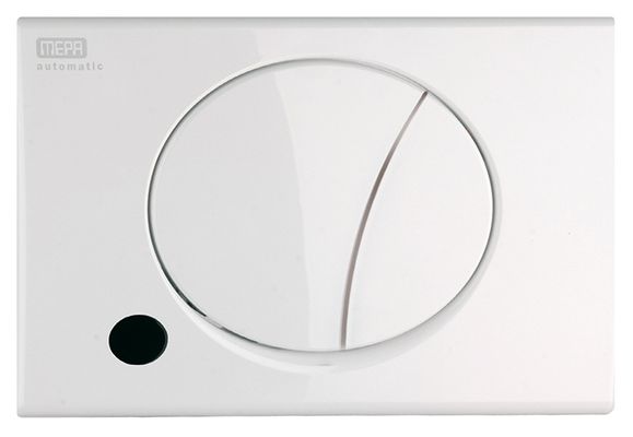 Pauli + Menden WC-Betätigungsplatte MEPA Ellipse 950, Farbe weiß Bild 2