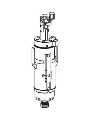 Pauli + Menden MEPA Ablaufventil für Sanicontrol-UP-Spülkasten A31 / B31 (2. Generation) Bild 3