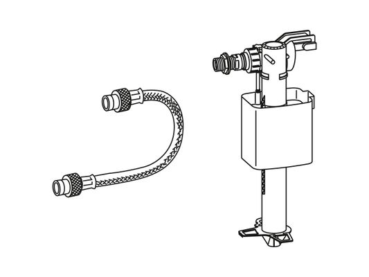 Pauli + Menden MEPA Füllventil / Schwimmerventil-Set, für Sanicontrol Unterputz-Spülkasten Typ A31 2. Generation Bild 3