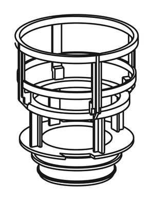 Pauli + Menden MEPA Ablaufkorb, für Unterputz-Spülkasten Typ A31 / B31/P31 (1.Generation) Bild 3