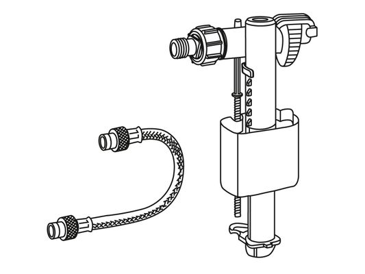 Pauli + Menden MEPA Füllventil / Schwimmerventil-Set, für UP-Spülkästen Typ B11-12-13-14-21 und E11-21-31 Bild 3