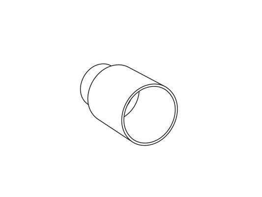 Pauli + Menden MEPA Schutzstopfen für Spülrohr, Durchmesser: 44 mm, für Sanicontrol-Unterputz-Spülkasten, BH:120 cm, A31 / B31 Bild 3