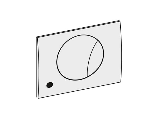 Pauli + Menden WC-Betätigungsplatte MEPA Ellipse 950 Air-WC Glanz, Farbe chrom Bild 5