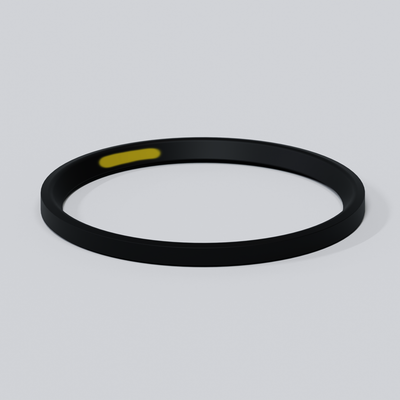 Poloplast Lippendichtring NBR, DN 125, Farbe schwarz Bild 2