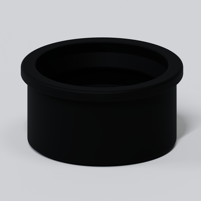 Poloplast POLO-KAL Steckdichtung DA 46 mm x DN 1 1/2" / 40 mm, für Siphonanschlussstücke, DN 40, Farbe schwarz Bild 2