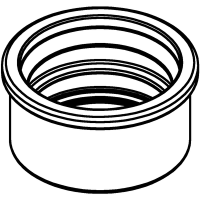 Poloplast POLO-KAL Steckdichtung DA 46 mm x DN 1 1/2" / 40 mm, für Siphonanschlussstücke, DN 40, Farbe schwarz Bild 6