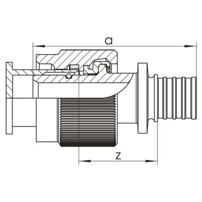 Rehau Übergang Rautitan RX+, mit MeplaFix-Adapter 20 mm Bild 3