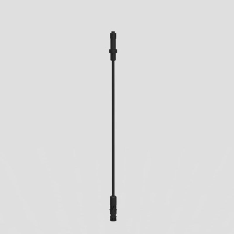 Sanit Druckspirale 560 mm schwarz Unterputz-Spülkasten kleine Revisionsöffnung, Farbe schwarz Bild 1