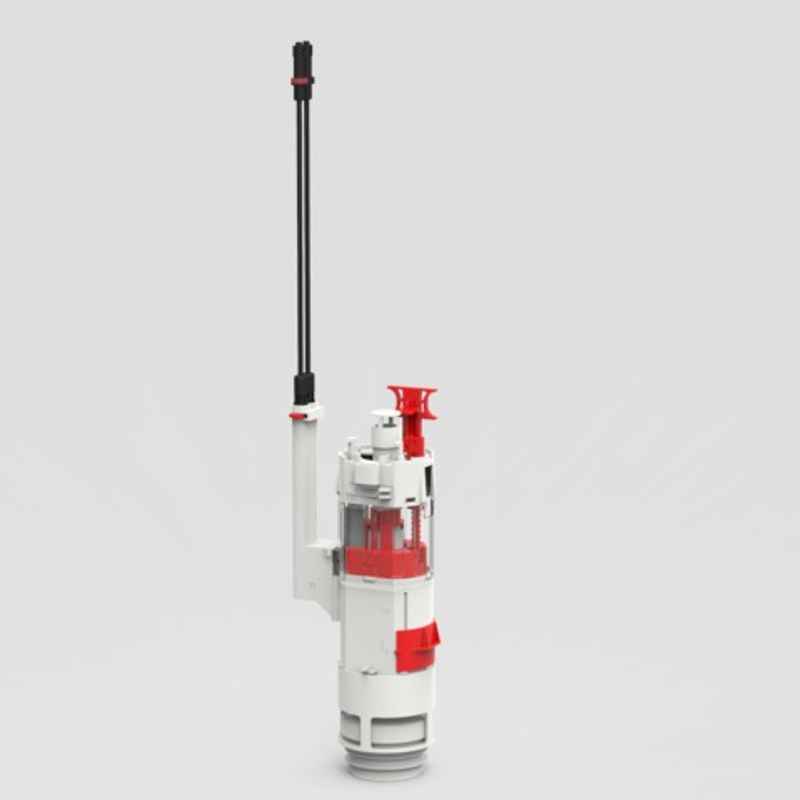 Sanit Universal Ablaufarmatur INEO für Unterputz-Spülkasten, 2-Mengen, BH:985 / 820 mm Bild 1