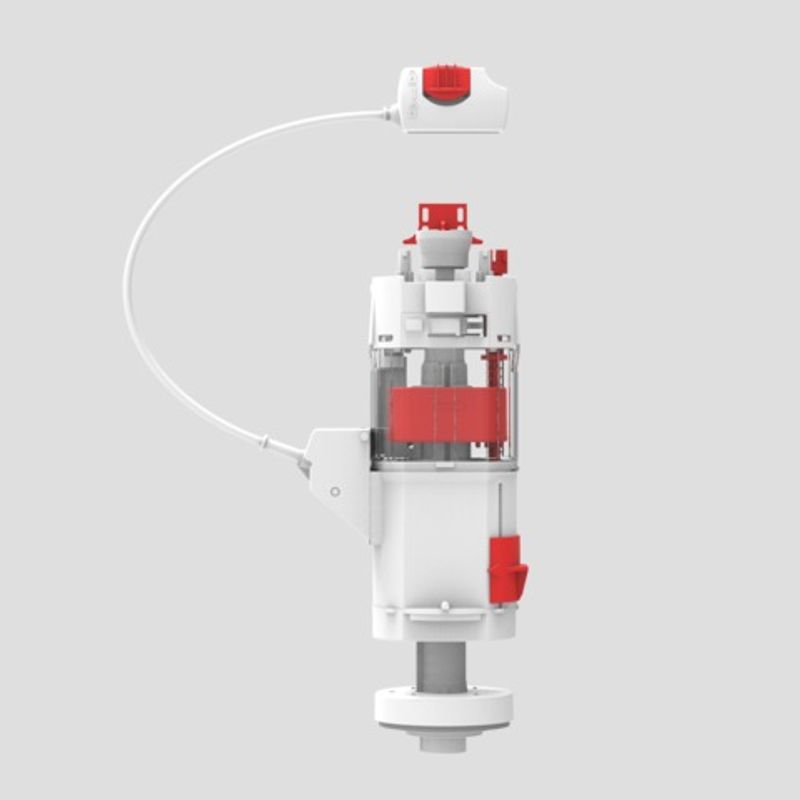 Sanit Universal 1-Kabel Ablaufarmatur INEO, für WC Steuerung Bild 1