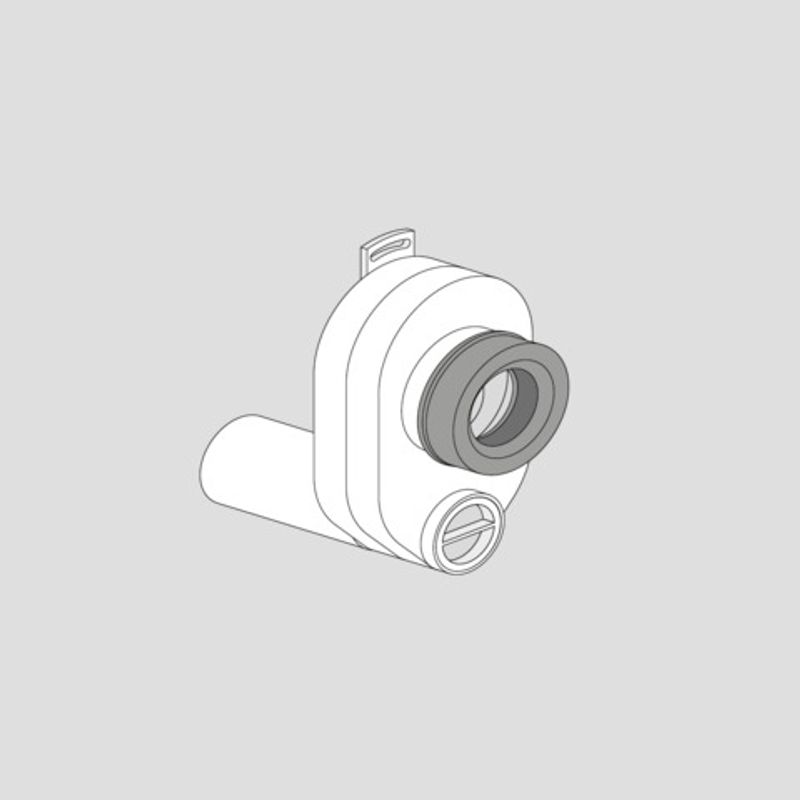 Sanit Siphon (Fertigbauset), für Urinal d40 / d50 mm Bild 1