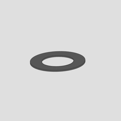 Sanit Ablaufdichtung für Unterputz-Spülkasten, Bet-Platte F100 von vorne, da=61 mm, di=30 mm, s=3 mm Bild 2