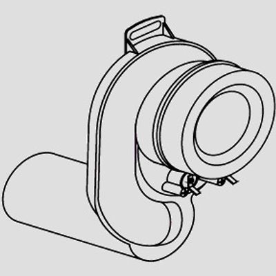 Sanit Urinal-Absaug- Geruchsverschluss, mit vormontierten Edelstahl -Elektroden, Farbe silberfarben Bild 3